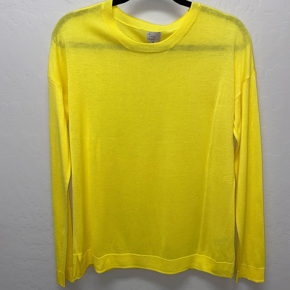 A New Day Yellow Sweater
